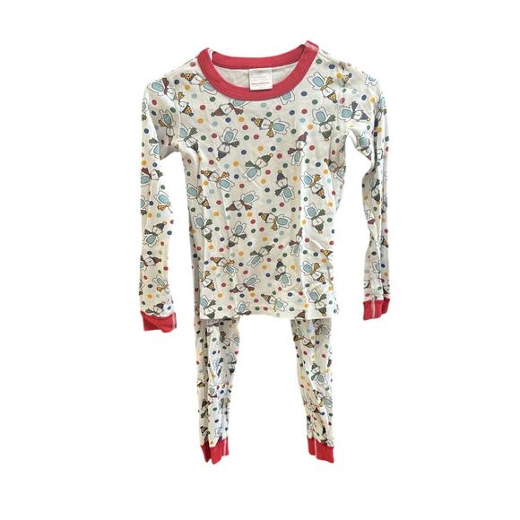 Hanna Andersson Other - Hanna Andersson Holiday Long John Pajamas 100% Organic Cotton Size 140cm 10-12Y